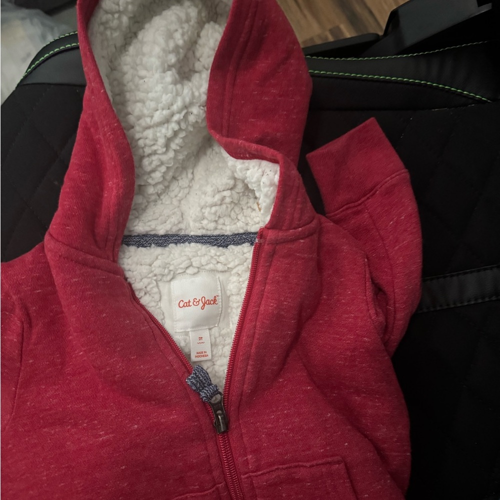 Cat & Jack Cozy Red Hoodie for Kids